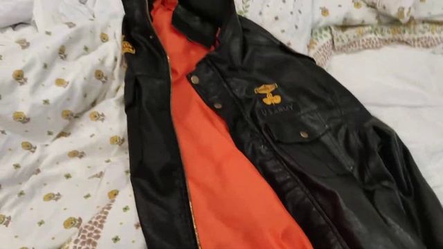 Мужская кожаная куртка с вышивкой в стиле милитари C Aliexpress