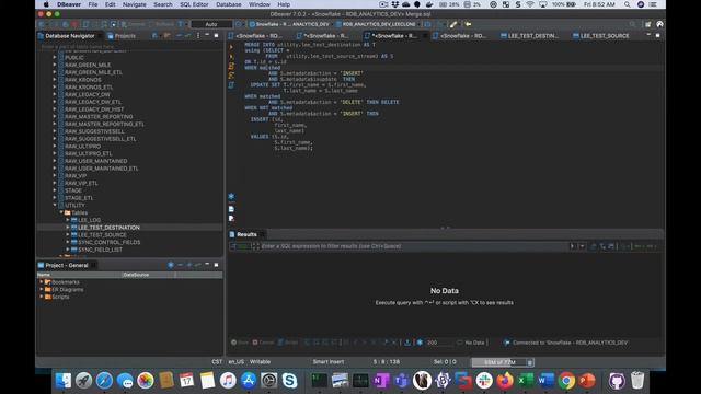 Snowflake Change Data Capture using Streams and Merge смотреть онлайн