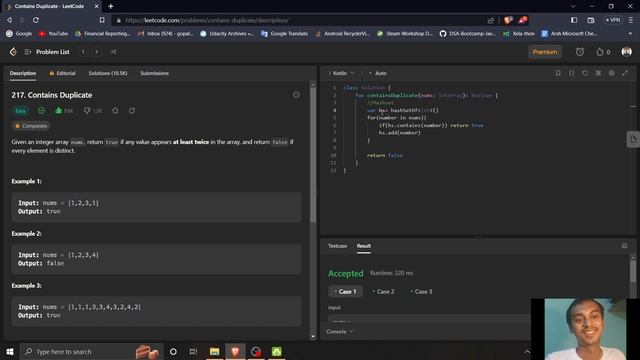 Leetcode || Contains Duplicate || Easy || Kotlin || Gopal смотреть онлайн