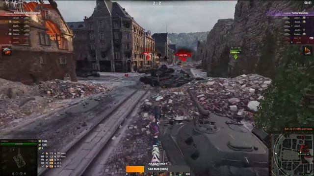 Лучший бой на битве блогеров 2021! 8.900 dmg на t110e5 смотреть онлайн