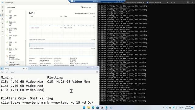 Chia Farmer: Multithreaded NoSSD Plotting смотреть онлайн