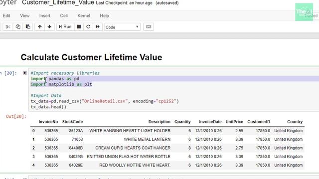 Customer Lifetime Value Calculation | Python Code Part-1 | Find Customers with most Profit смотреть онлайн