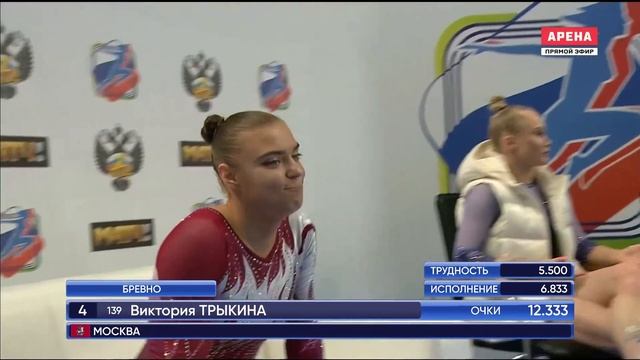2022 All Russian Spartakiad Women's Beam Final смотреть онлайн