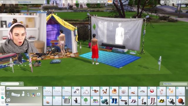 I tried to build a TREE HOUSE with the NEW kit! (The Sims 4 Little Campers) смотреть онлайн