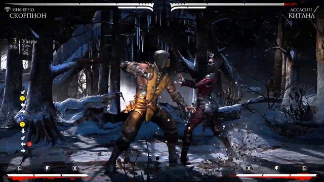 Mortal Kombat X frame data, преимущества на отмене смотреть онлайн