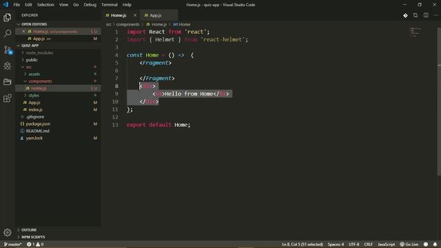 3. Creating the Home Component смотреть онлайн