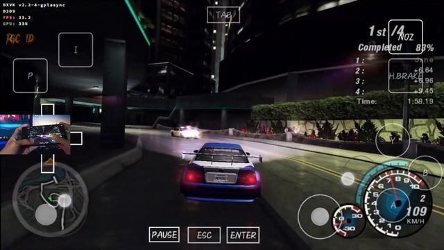 Main Need For Speed Underground 2 PC Mod BMW M3 GTR Di HP Offline | Termux-box64 Android Emu Window