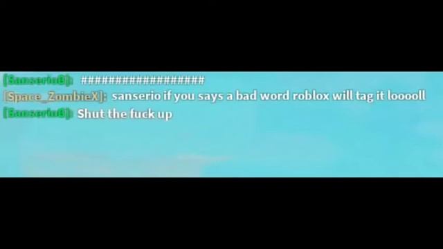 When you can't say bad words on roblox. смотреть онлайн