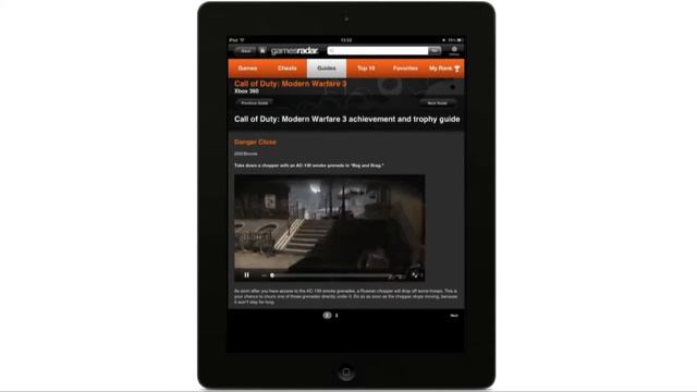 GamesRadar Cheats, Guides & Walkthroughs iPad App trailer смотреть онлайн