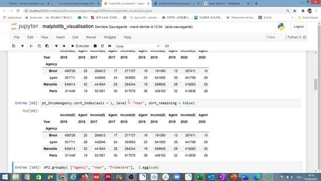 Python avec des exemples : sous-total avec pandas.DataFrame.groupby() смотреть онлайн