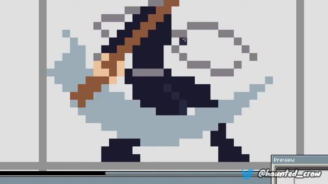 Pixel Art - Ninja 32x32 смотреть онлайн