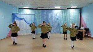 «Катюша» - танец девочек ко Дню Победы. Танцевальный коллектив «Мозайка».