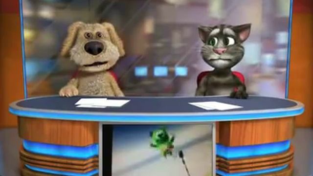 Talking Tom & Ben News the gummy bear song смотреть онлайн
