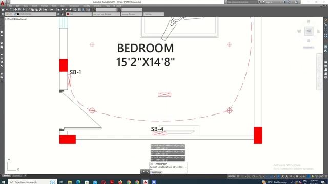 AutoCAD Electrical Layout for bedroom. 2023 смотреть онлайн