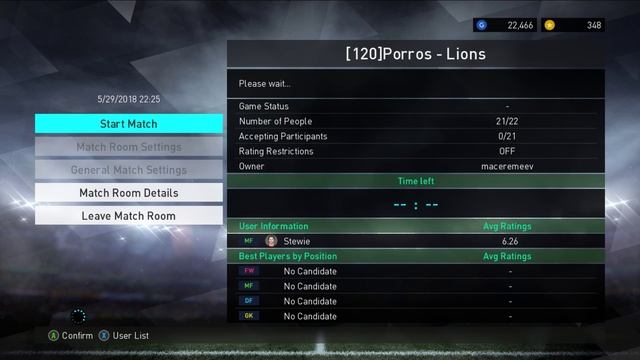 PesPro League (Season-4) (Round-12): FC Porros vs Lions (2018/05/29) смотреть онлайн