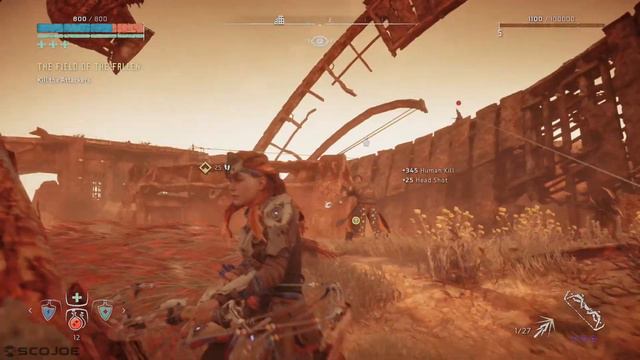 Horizon Zero Dawn - Walkthrough 9 of 19 - The Field of the Fallen - NG+ - No Commentary - 4K смотреть онлайн