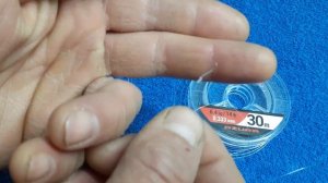 Как сделать маленькую петлю на поводке с флюрокарбона .