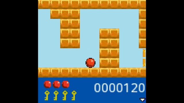 старая игра от Nokia: bounce level 1 gameplay смотреть онлайн