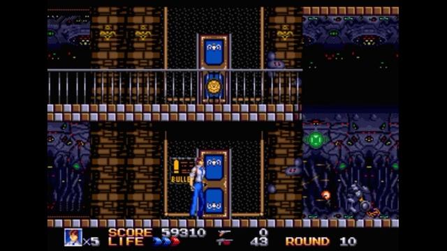 Sega Mega Drive 2 (Smd) 16-bit Rolling Thunder 3 Round 10 Final