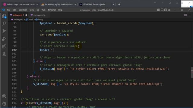 Como criar sistema de login com JWT e cookies com PHP смотреть онлайн