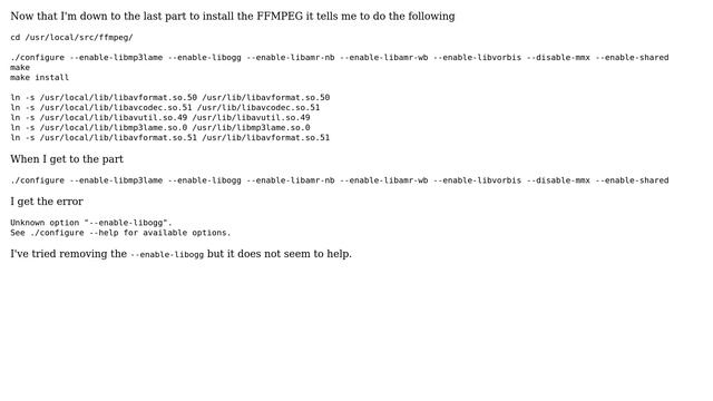 DevOps & SysAdmins: ffmpeg installation error смотреть онлайн