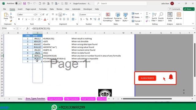 How many error types are there in excel | How to compare values by exact function #error #exact смотреть онлайн