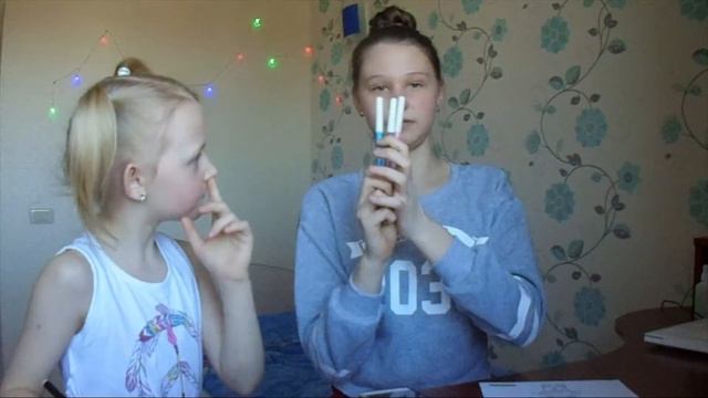 3 ФЛОМАСТЕРА CHALLENGE//МОЯ СЕСТРА??//Sopha Voronina смотреть онлайн