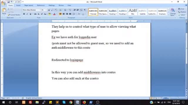 22. Laravel: Use default middlewares and group url using prefix. смотреть онлайн