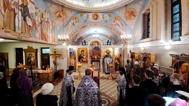 Всенощное бдение в храме МинДА (1 апреля 2023 года) смотреть онлайн