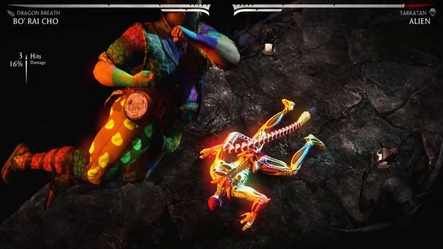 Mortal Kombat X: New Rainbow Alien & Rainbow Bo' Rai Cho Skins/Costumes Gameplay! (PC Mod Showcase) смотреть онлайн