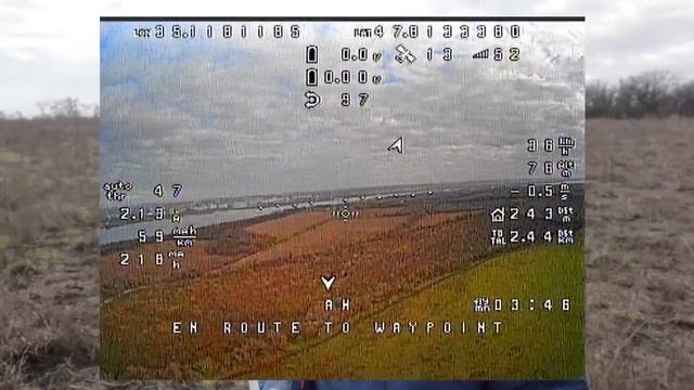 INAV Mission Control на крыле ZOHD DART 250G полет по миссии смотреть онлайн