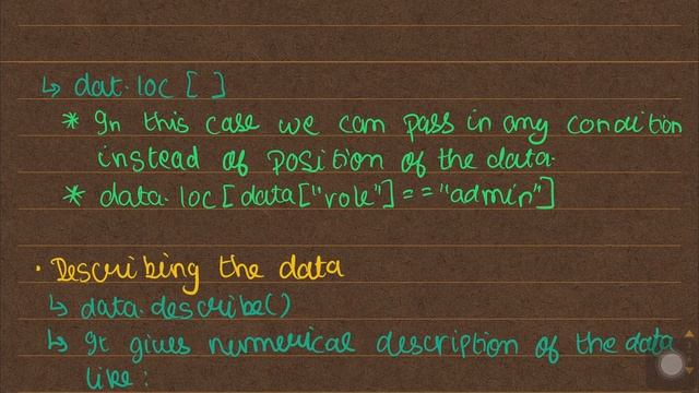 2 Describing data Getting rows & values (iloc) and Sorting the data - Pandas Tutorial For Beginners смотреть онлайн