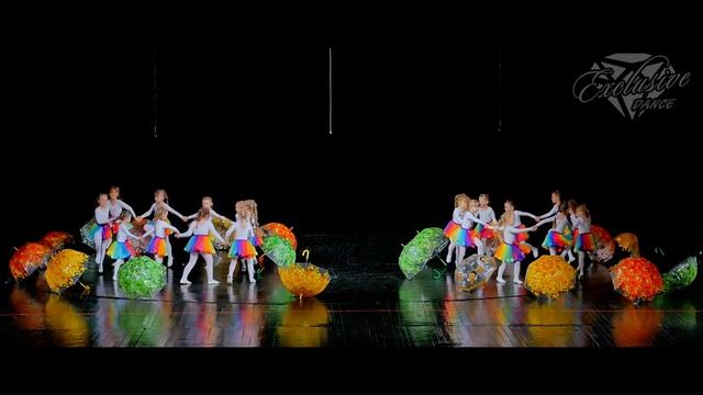Разноцветная игра / Kids dance / Dance group "Exclusive" смотреть онлайн