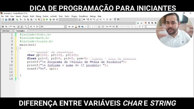DICA DE PROGRAMAÇÃO DIFERENÇA ENTRE VARIÁVEIS CHAR E STRING смотреть онлайн