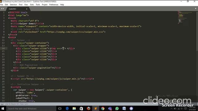 How To Make a 3D Cube card effect Using HTML, CSS, and JavaScript!!! смотреть онлайн