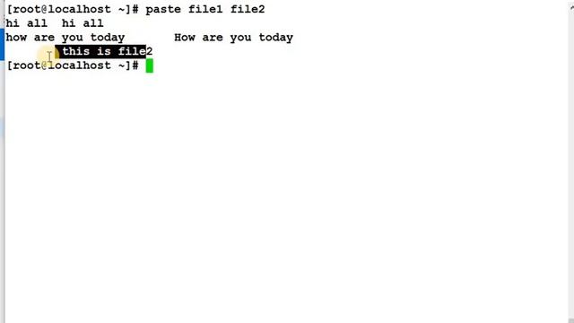 What are the paste and join command in Linux смотреть онлайн