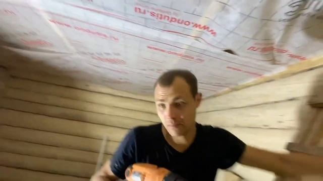 Изба. Делаем потолок. Устанавливаем дверь смотреть онлайн