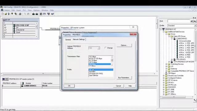 Delta C2000 with CPU S7 300 profibus смотреть онлайн