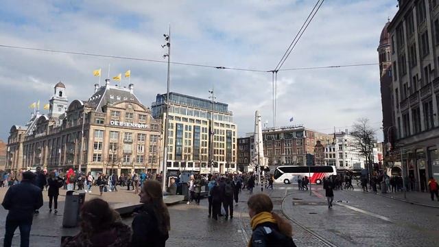 Амстердам 2019. Зарисовки. Главная площадь смотреть онлайн