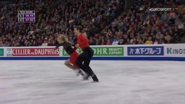2016 Worlds Dance FD Piper Gilles & Paul Poirier She Said, Neverland смотреть онлайн