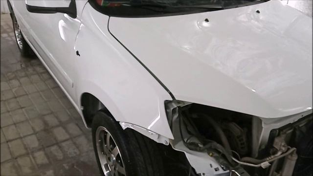 Тачка на прокачку! Калина 2 часть 6 покраска. смотреть онлайн