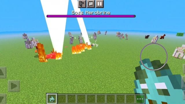 BOSS HEROBRINE V/S BOSS GOLEM TEAM | MINECRAFT PE, XBOX, BEDROCK, JAVA| смотреть онлайн