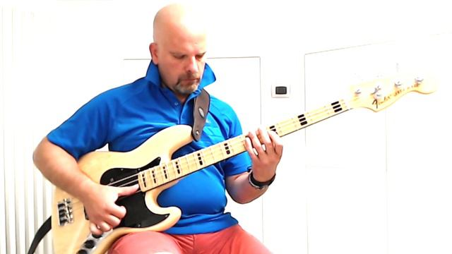 Slap Bass Riff 34 Fender Jazz Bass American Deluxe Slap Double Thumb "Passau Nassau Groove" смотреть онлайн