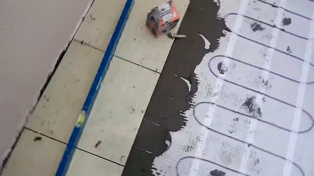 Монтаж электрического теплого пола