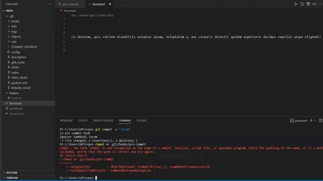 #12 Git hooks (ಗಿಟ್ ಹೂಕ್ಸ್) смотреть онлайн
