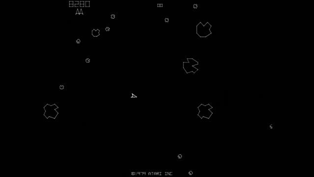 Asteroids (Atari/1979) Gameplay смотреть онлайн