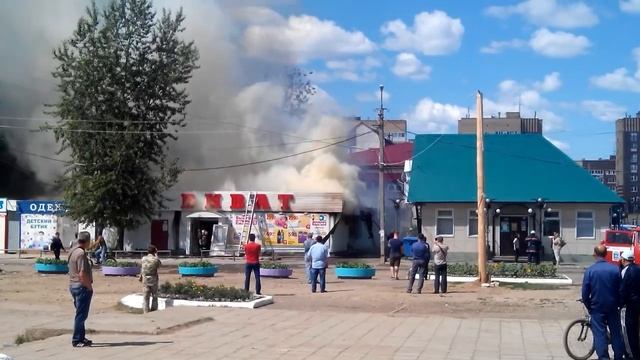 Пожар магазина ВИВАТ смотреть онлайн