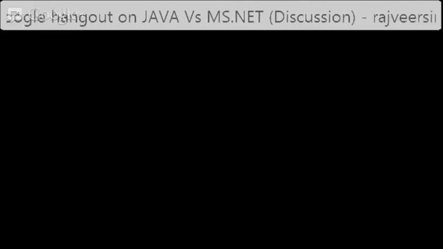 JAVA vs MS.NET смотреть онлайн