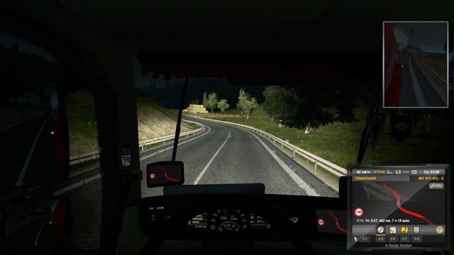ETS2 Volvo 7футов под килем! смотреть онлайн