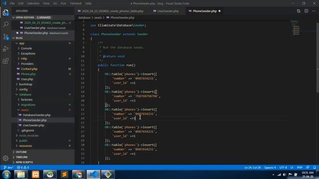 Laravel One to One Eloquent Relationship in Tamil смотреть онлайн